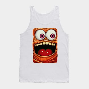 Funny Monster Face Tank Top